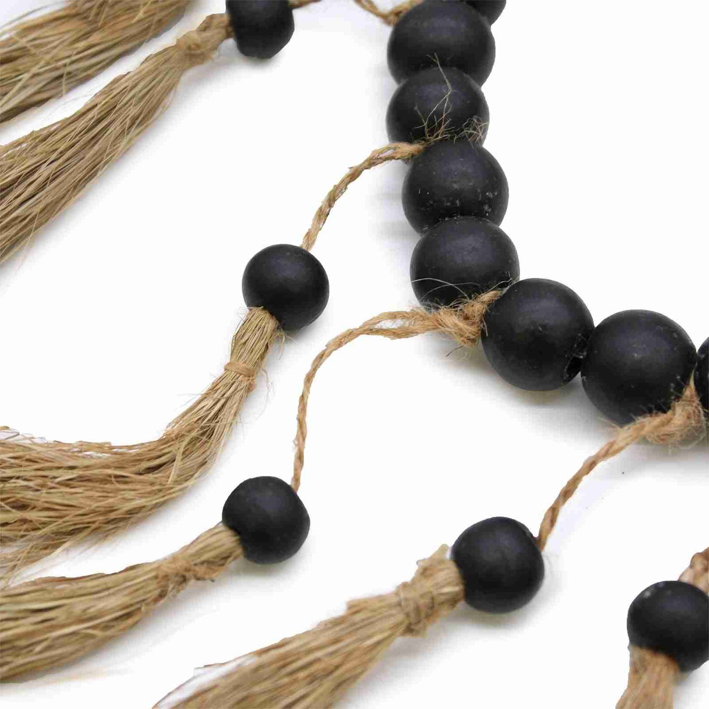 Large Bead Heart Mobile close up view