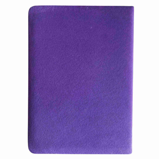 Purple Velvet Notebook - 80 pages - Create Magic rear view
