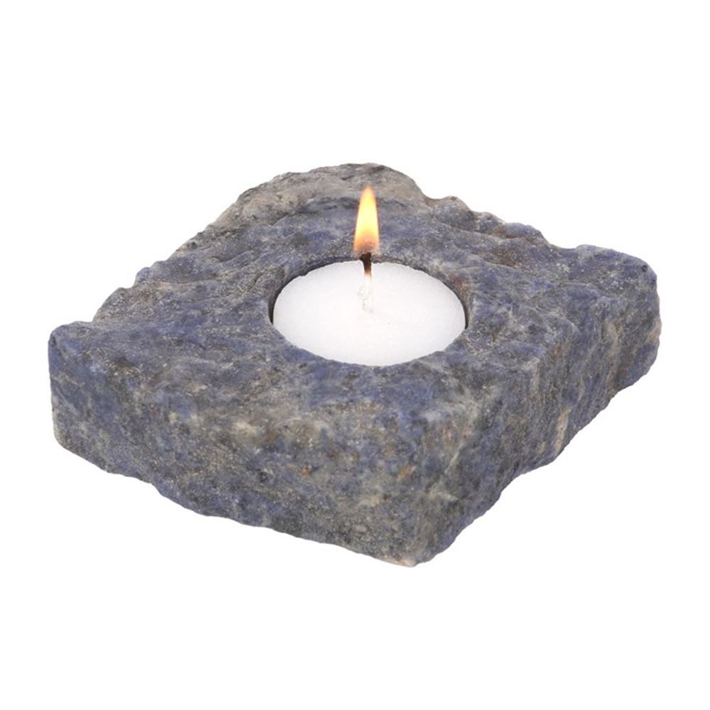 Sodalite Tealight Candle Holder