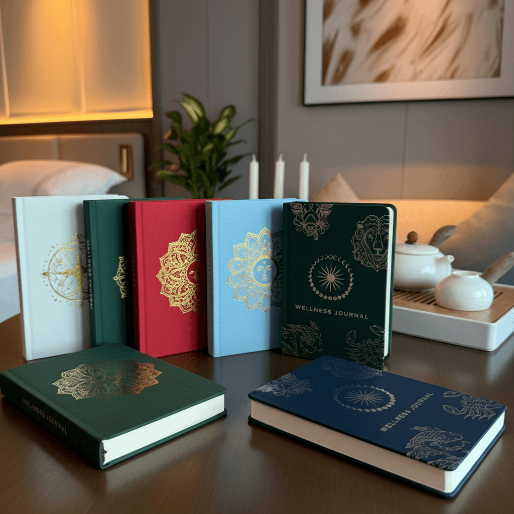 Several Wellness & Gratitude Notebooks