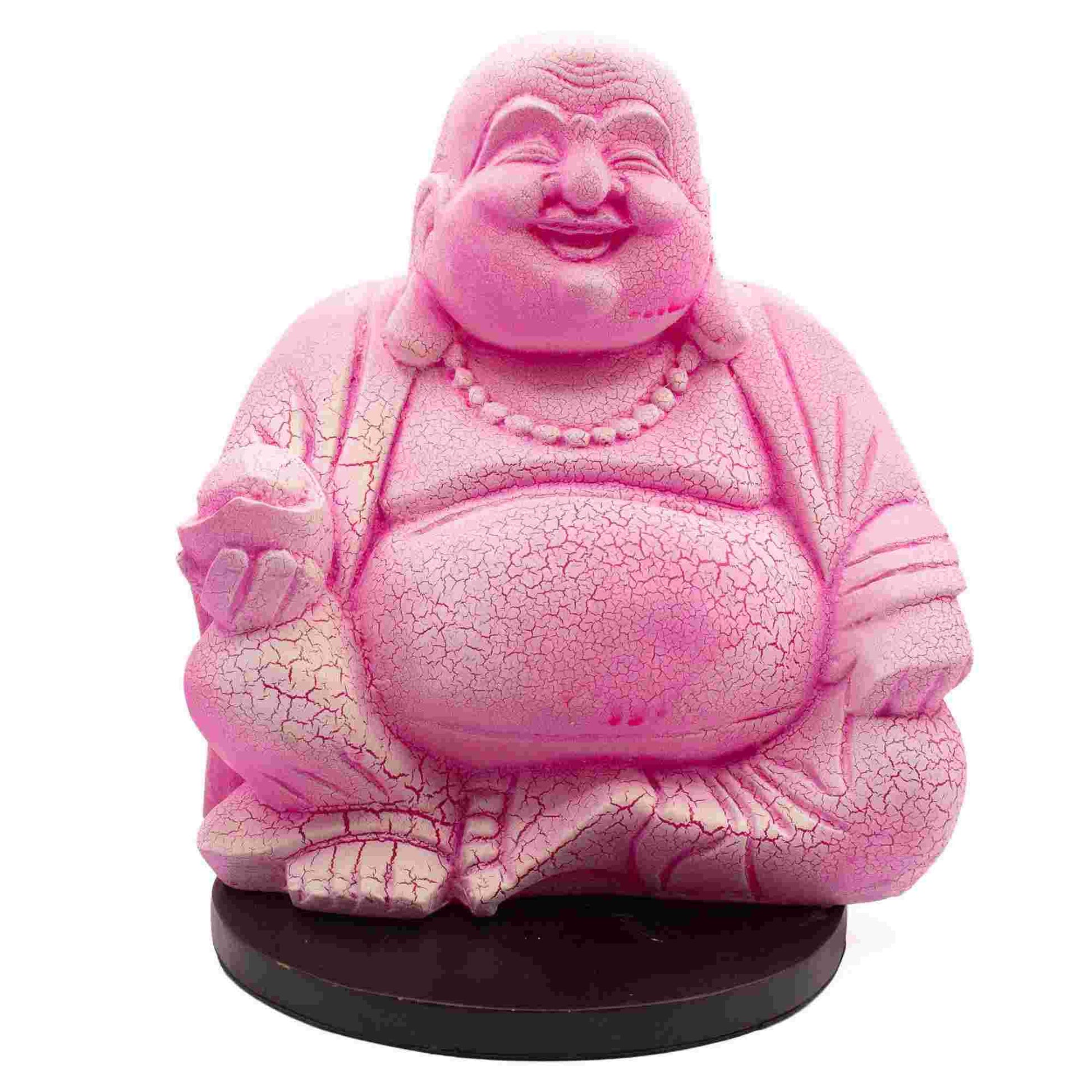 Laughing Buddha Lamp Dragonfruit on a white background.
