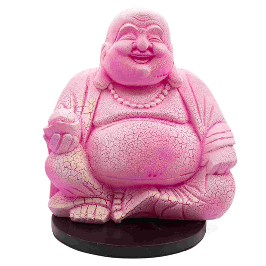 Laughing Buddha Lamp Dragonfruit on a white background.