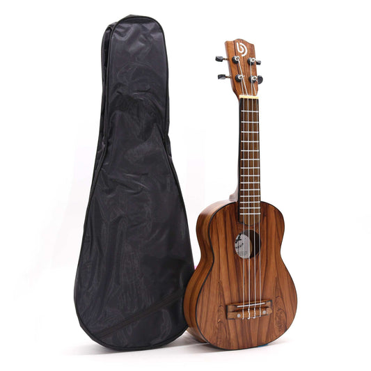 Artisan Made Ukulele - Classic Natural Finish with black carrier case