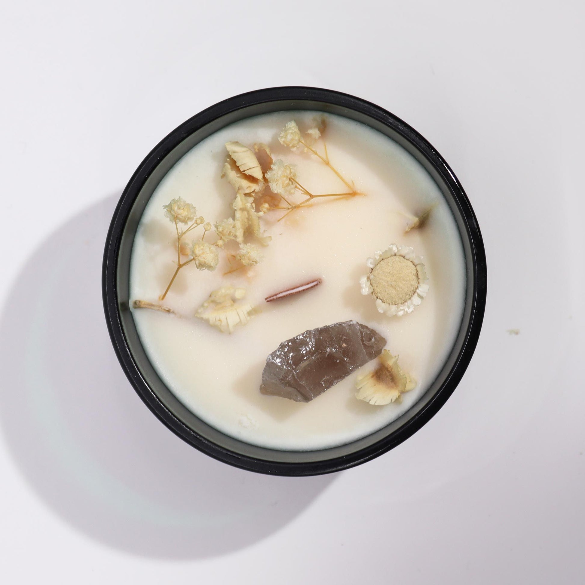 Hop Hare Crystal Magic Flower Candle - The Lion Top view