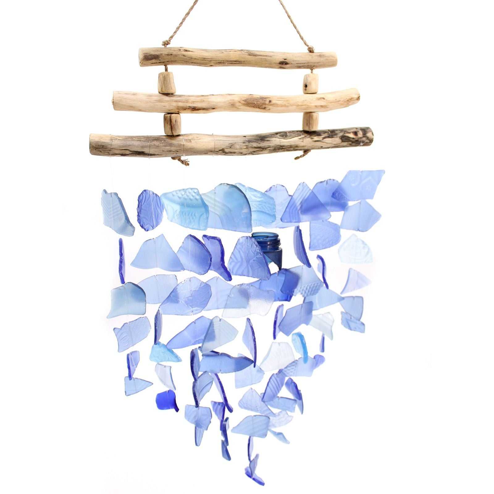 Three Stick - All Blues Glass Wind Chime