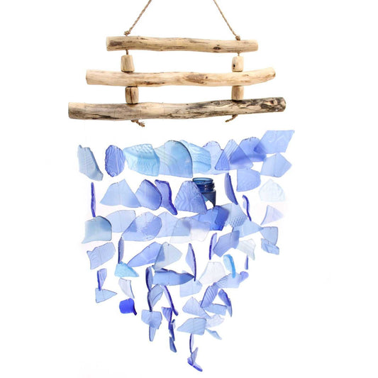 Three Stick - All Blues Glass Wind Chime