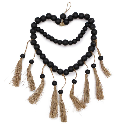 Large Bead Heart Mobile