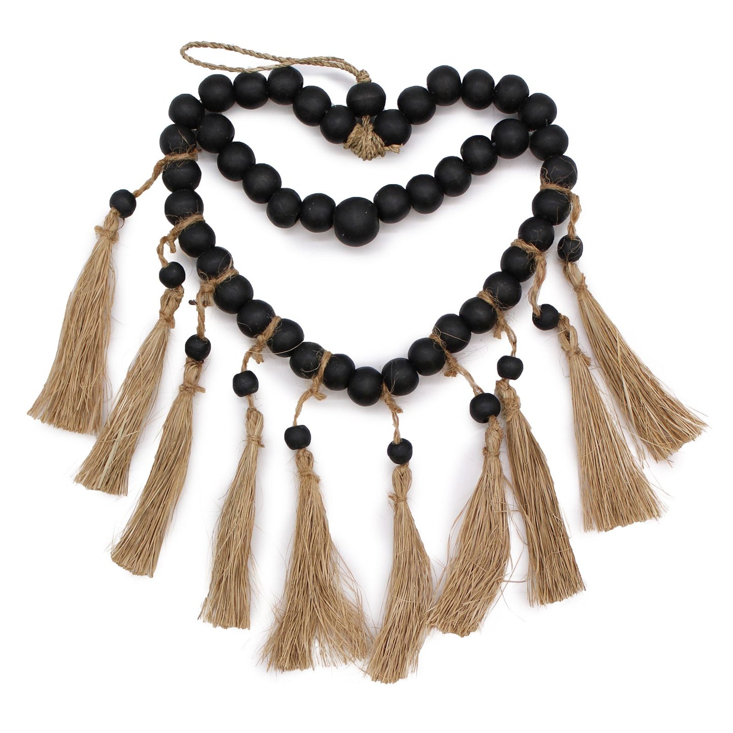 Small Bead Heart Mobile 27x20cm