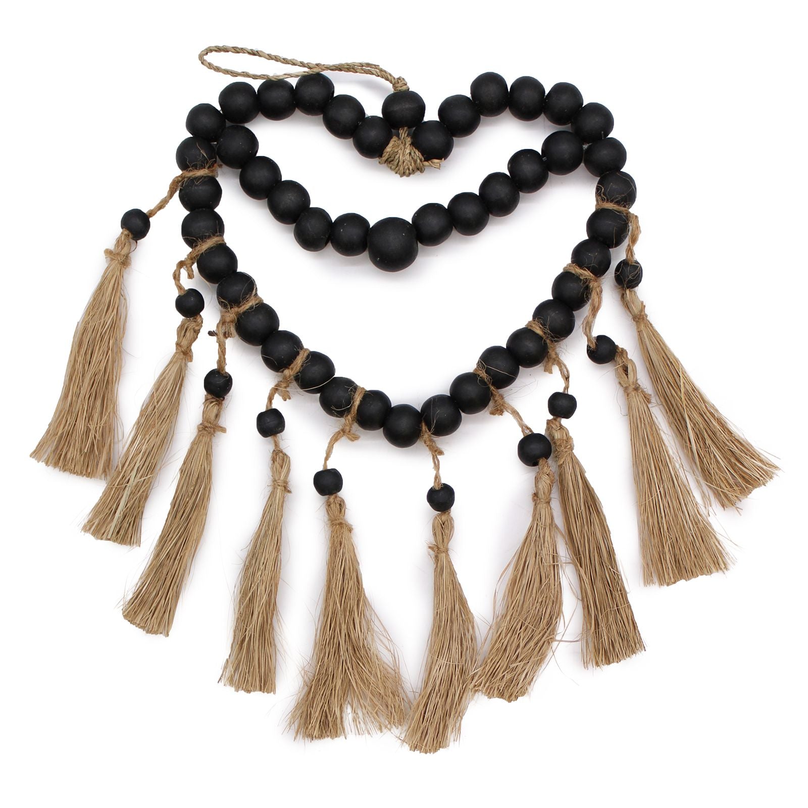 Small Bead Heart Mobile 27x20cm