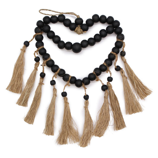 Small Bead Heart Mobile 27x20cm