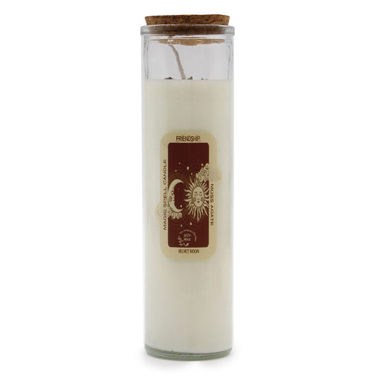 Magic Spell Candle - Friendship, Velvet Moon Fragrance