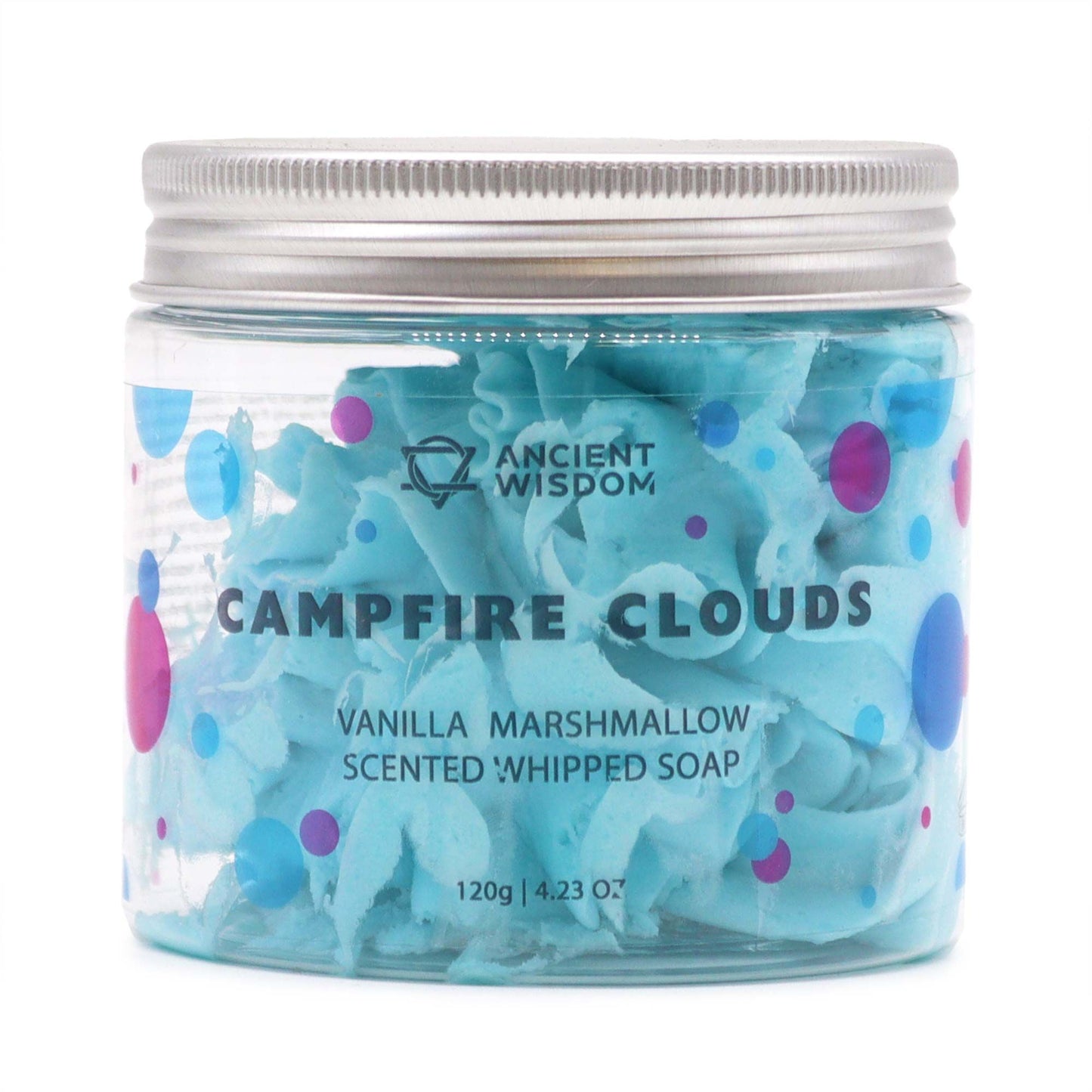 Marshmallow Whipped Soap 120g clear jar