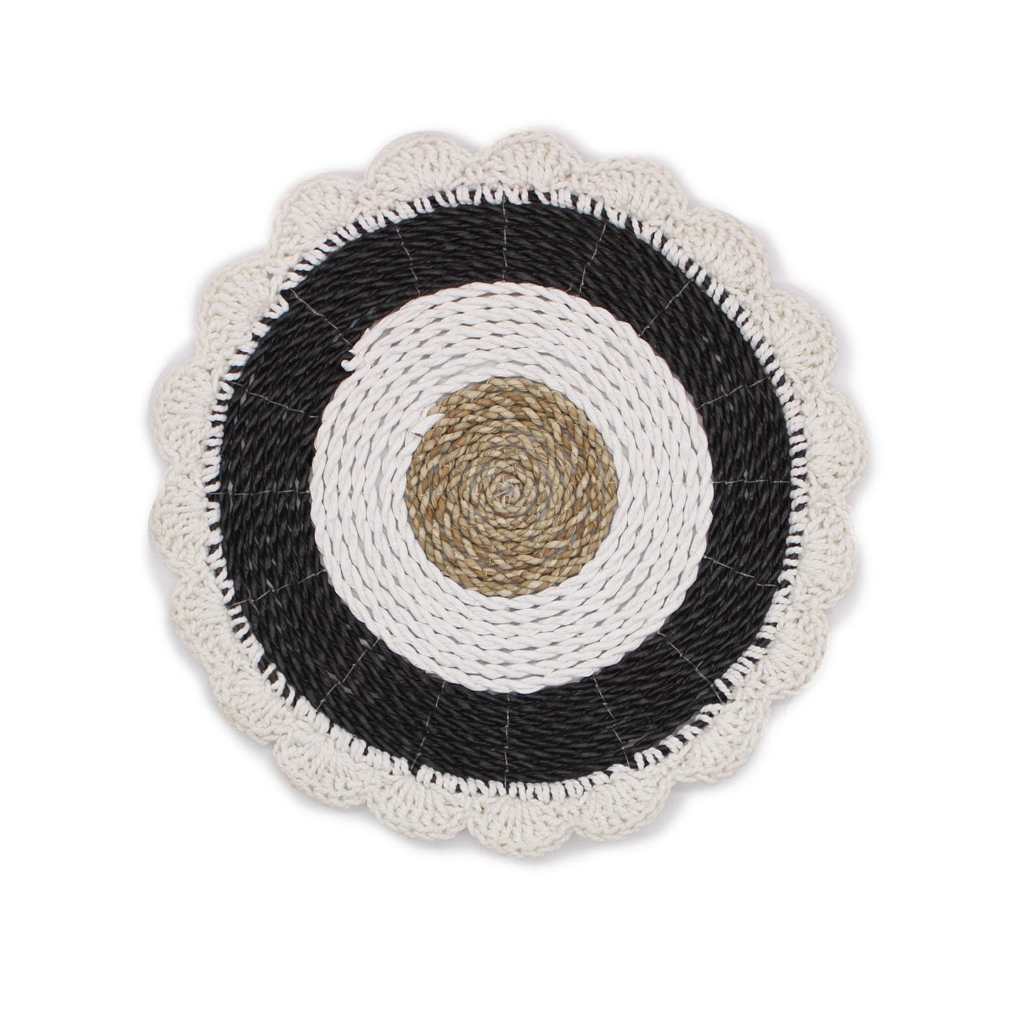 Natural Wall Art - Abu-Abu Collection black white and brown