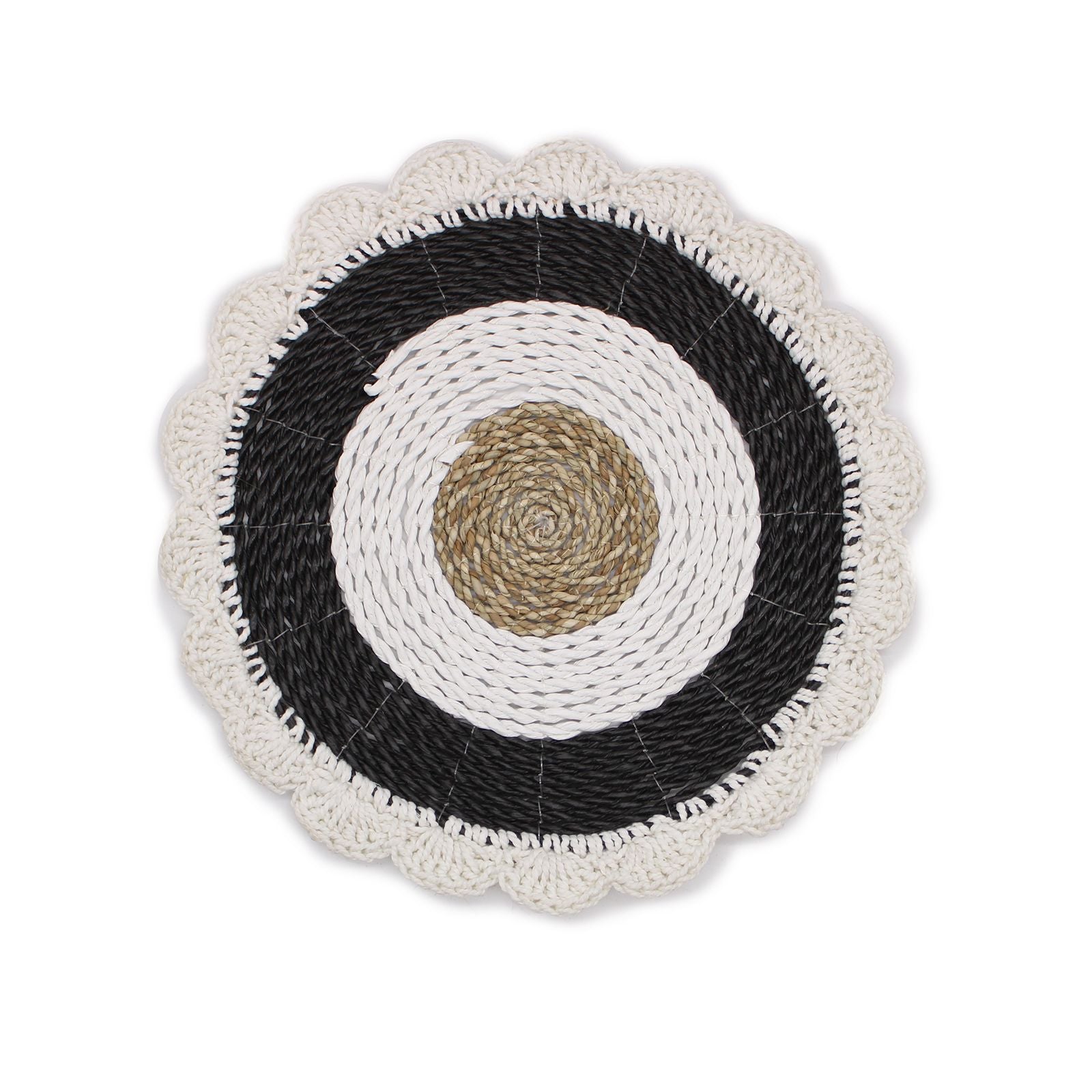 Natural Wall Art - Abu-Abu Collection black white and brown