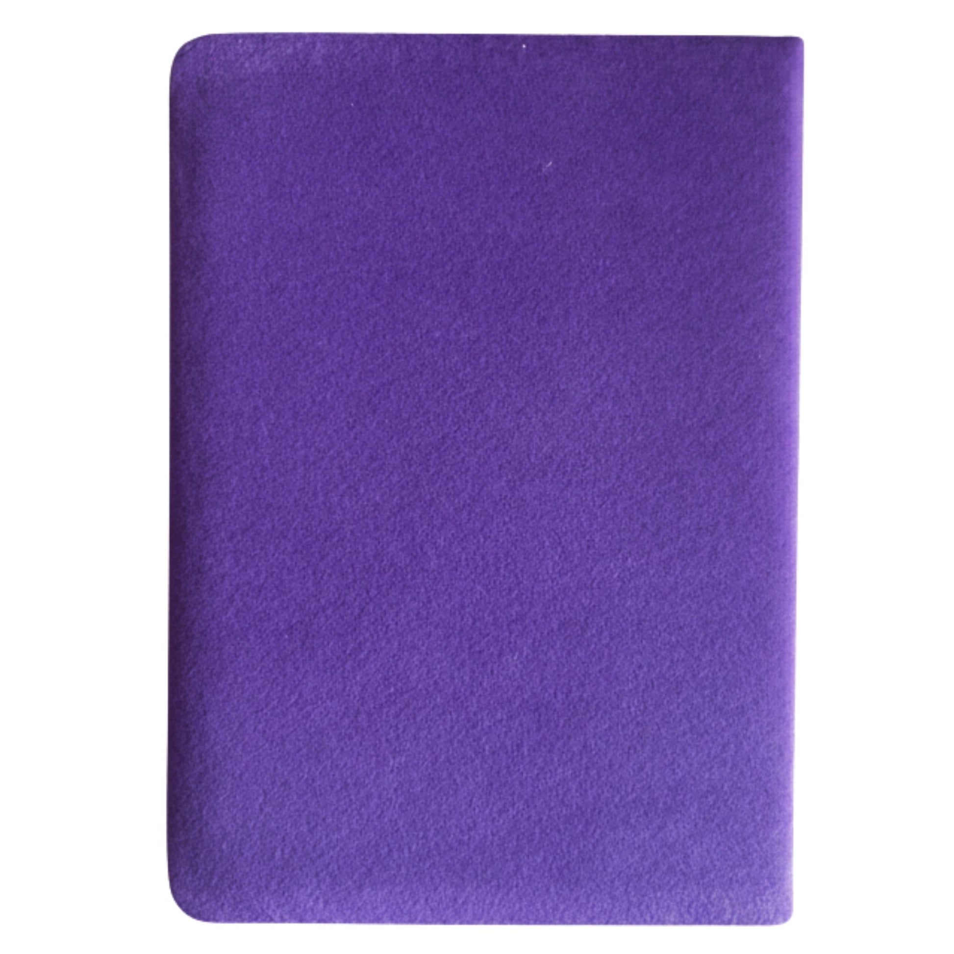 Purple Velvet Notebook - 80 pages - Create Magic rear view