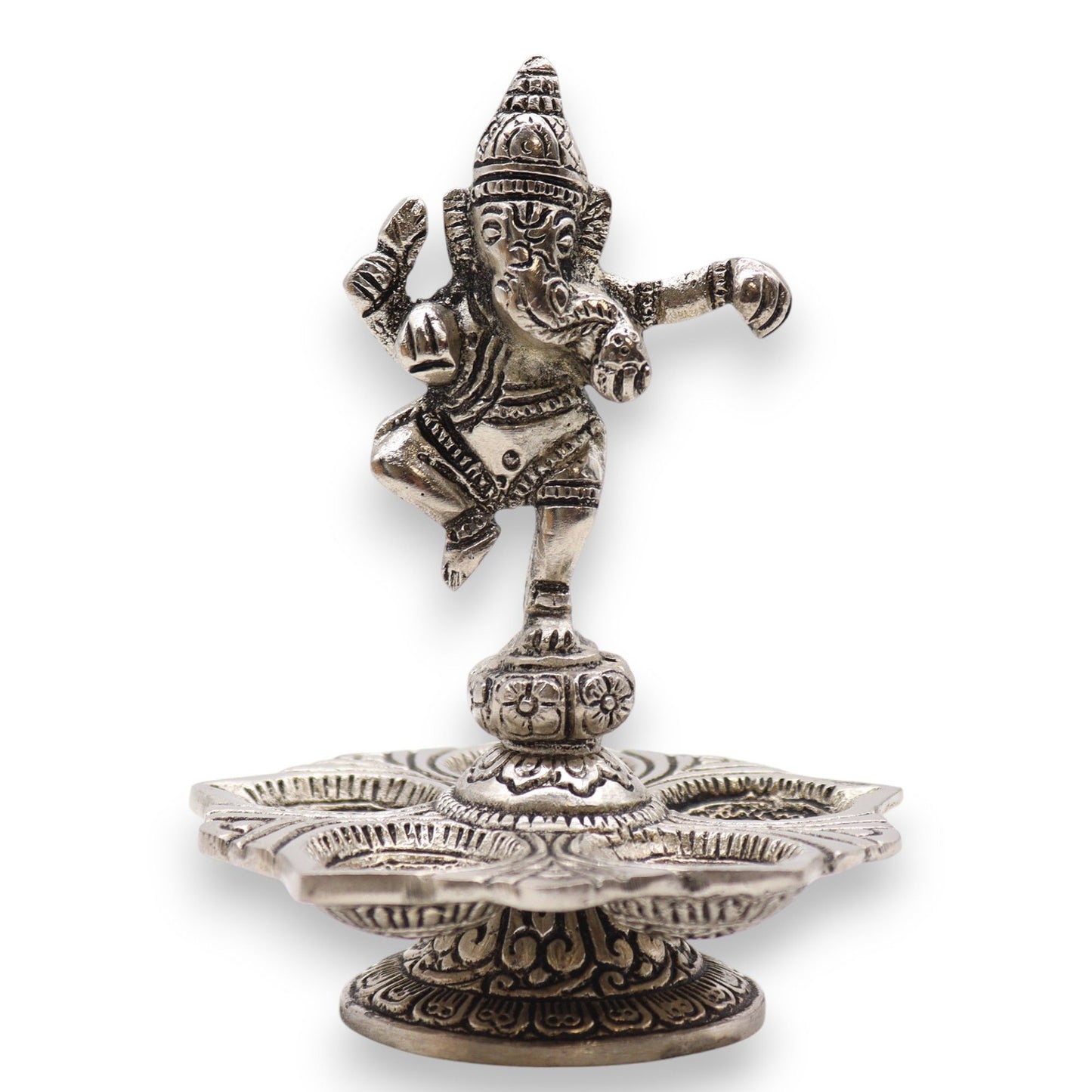 Dancing Ganesha Incense Holder on a white background