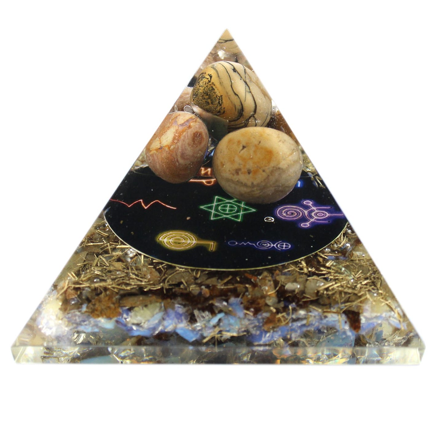 Orgonite Pyramid - Midnight Reiki
