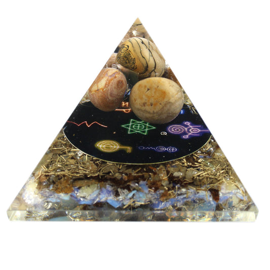 Orgonite Pyramid - Midnight Reiki
