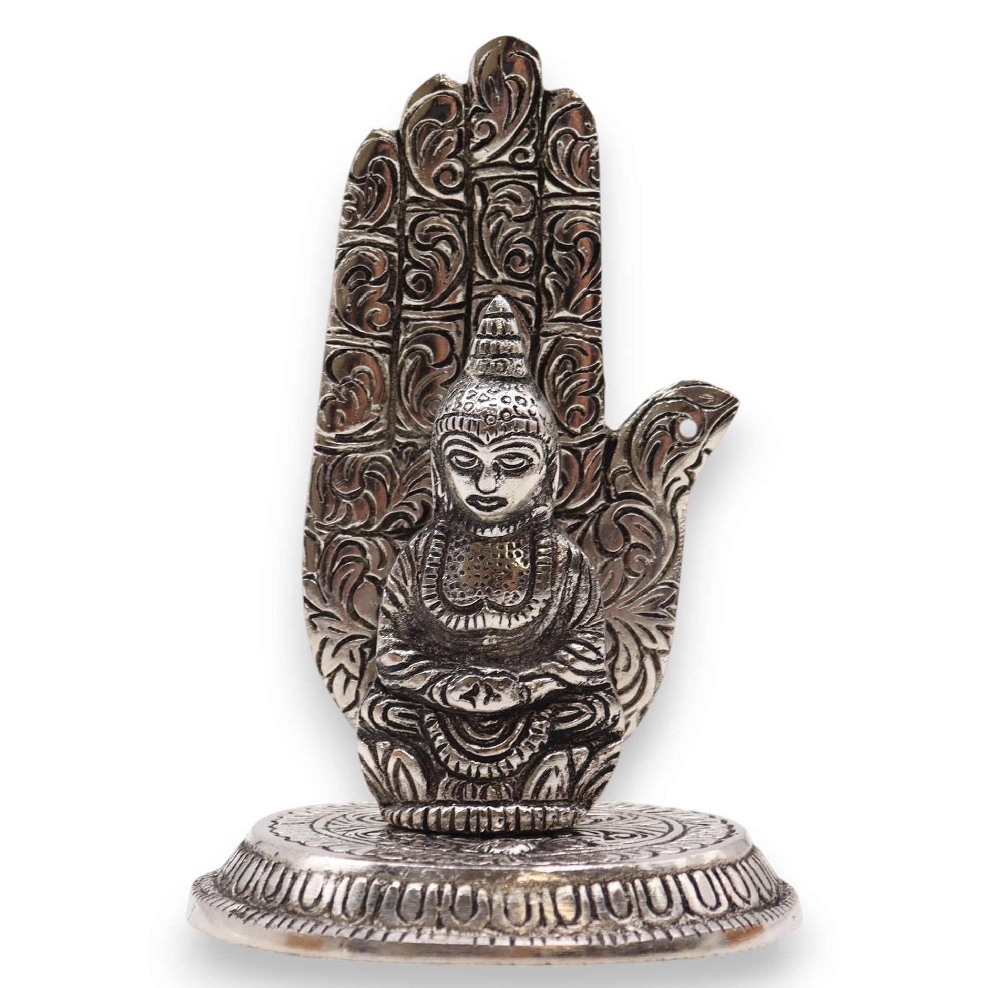 Hand Buddha Incense Holder on a white background
