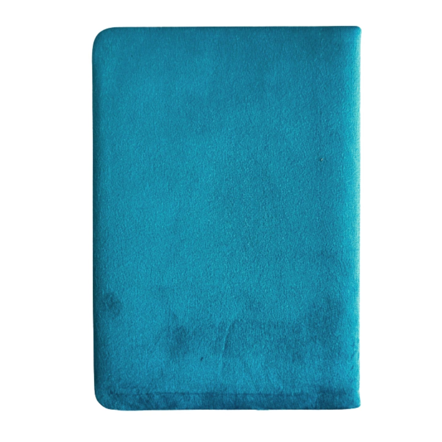 Light Blue Velvet Notebook - 80 pages - Embrace The Journey rear view