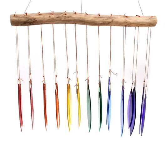 Rainbow Glass Chime - Assorted different view (side)