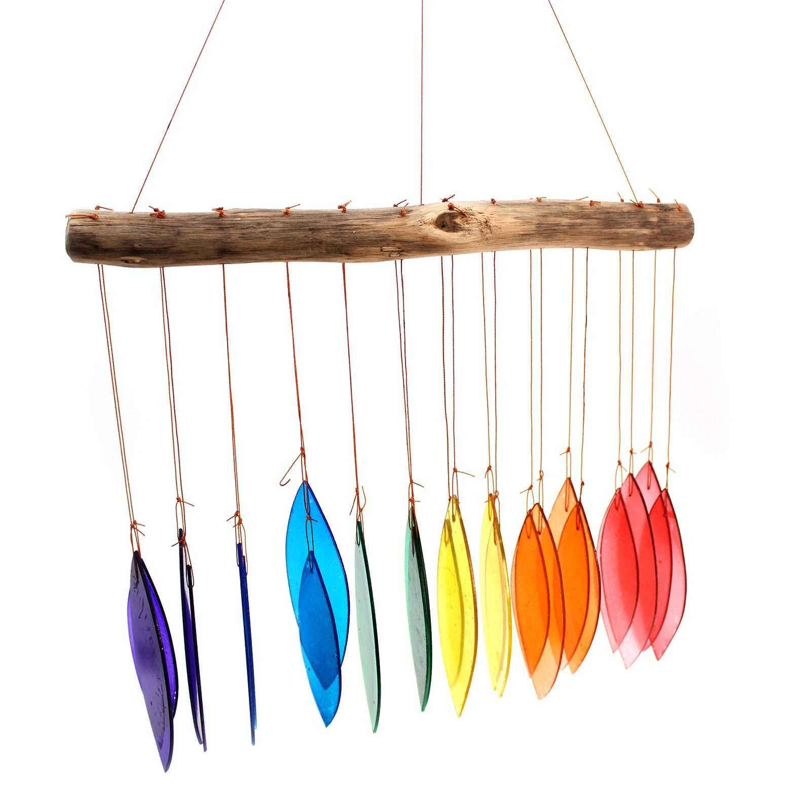 Rainbow Glass Chime - Assorted on a white background