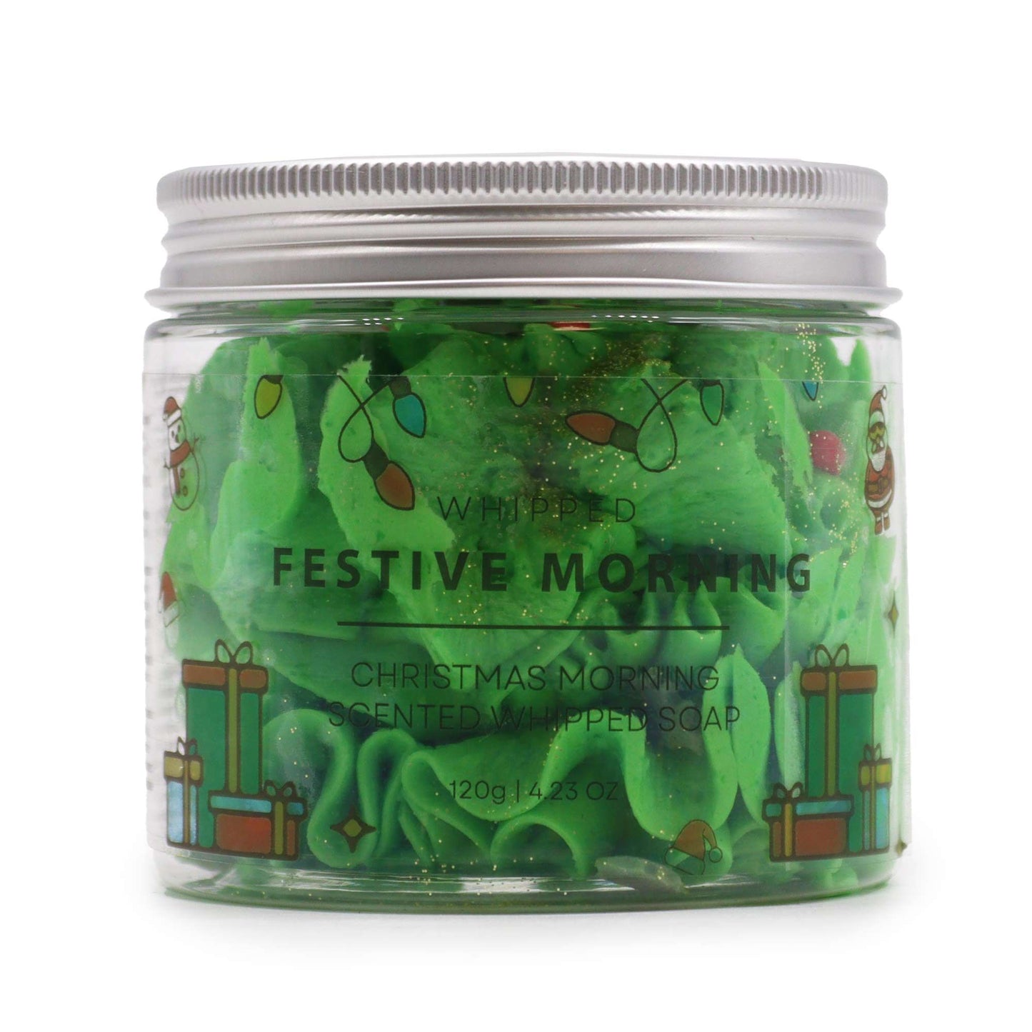 Festive Morning Whipped Soap jar 120g