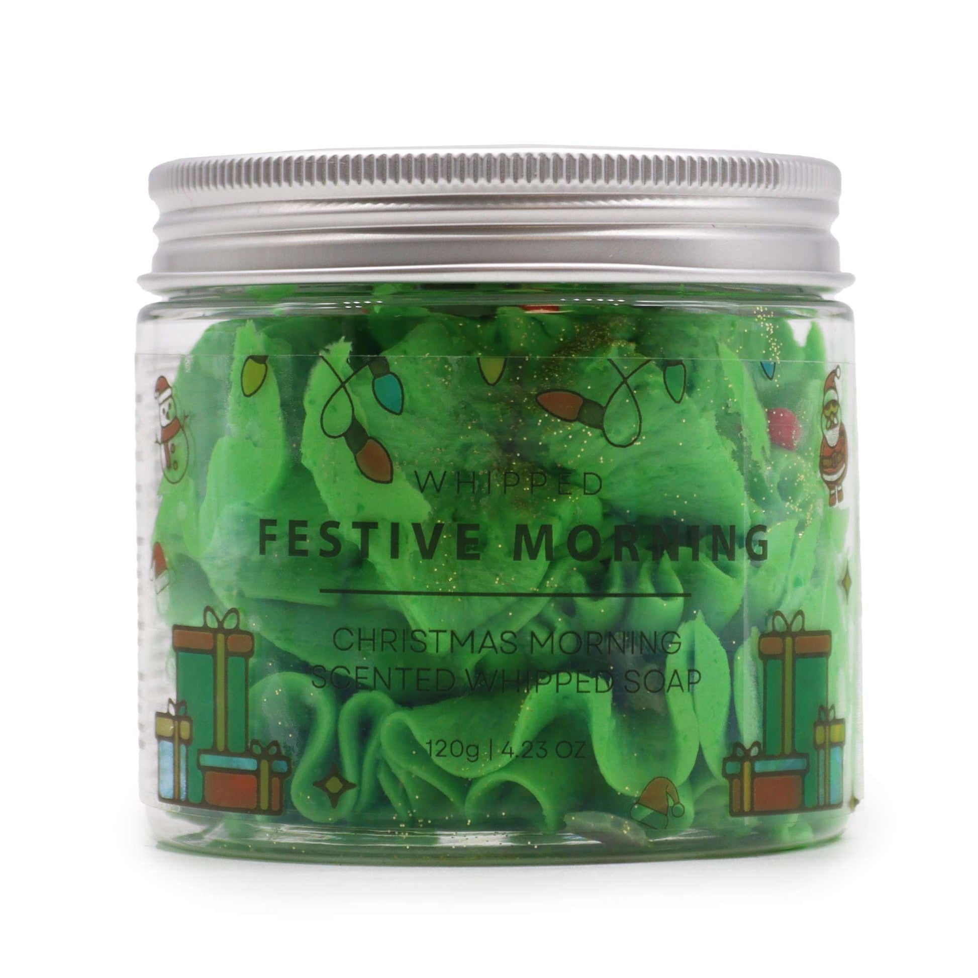 Festive Morning Whipped Soap jar 120g