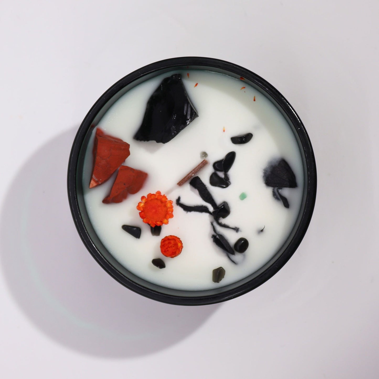 Hop Hare Crystal Magic Flower Candle - The Devil Top View