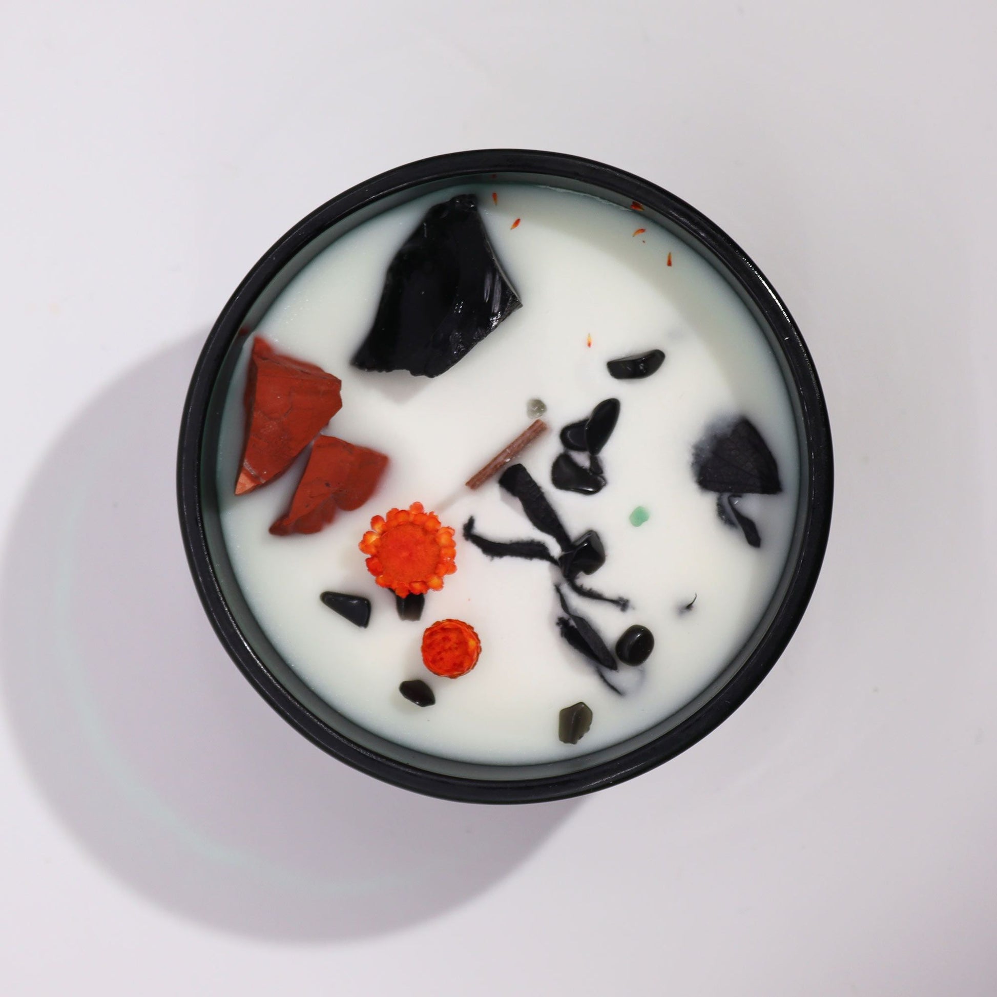 Hop Hare Crystal Magic Flower Candle - The Devil Top View