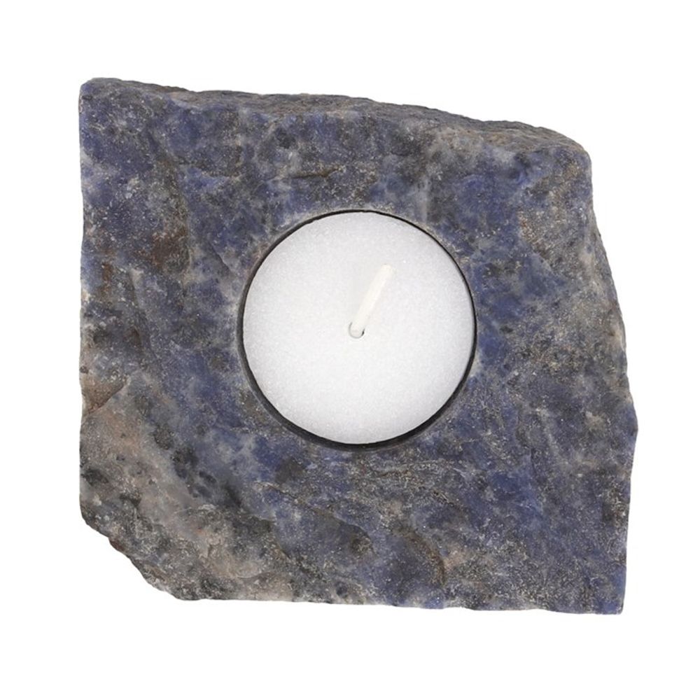 Sodalite Tealight Candle Holder