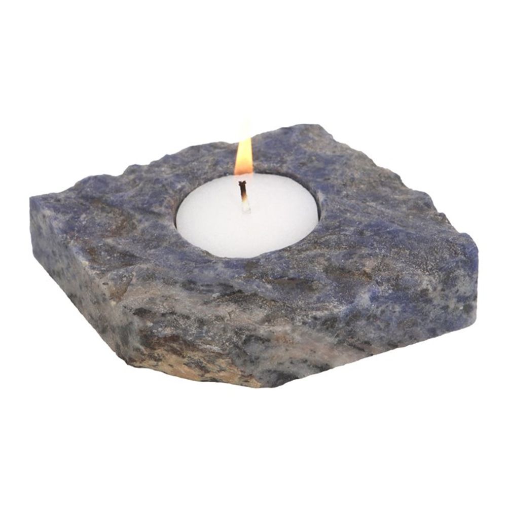 Sodalite Tealight Candle Holder
