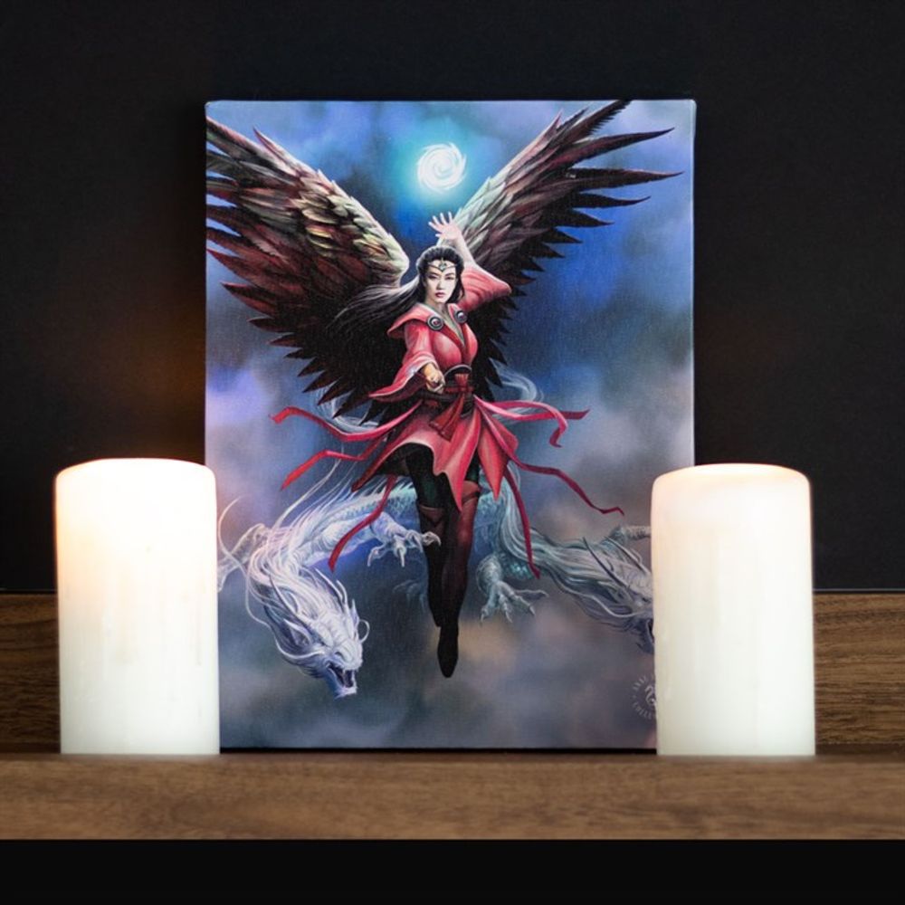 Mystical Sorceress Canvas Art by Anne Stokes, 19x25cm