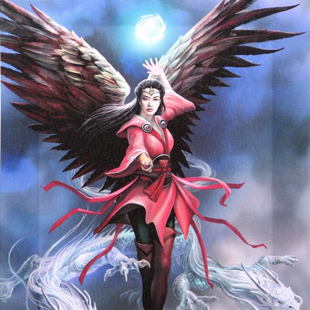 Mystical Sorceress Canvas Art by Anne Stokes, 19x25cm