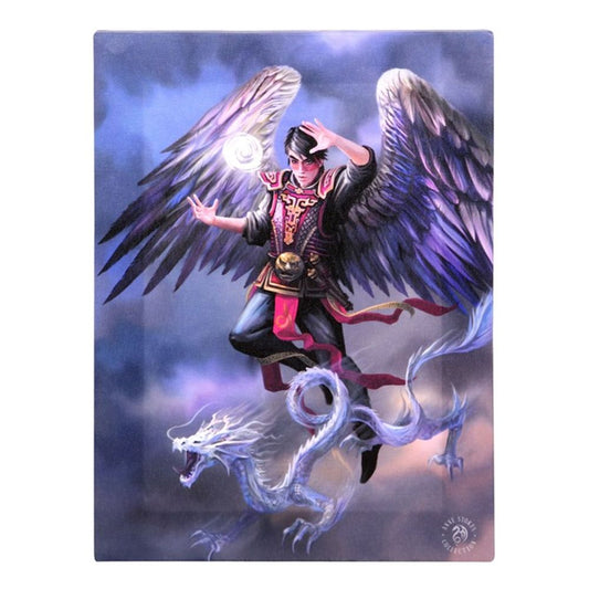 Anne Stokes Air Element Wizard 19x25cm Canvas