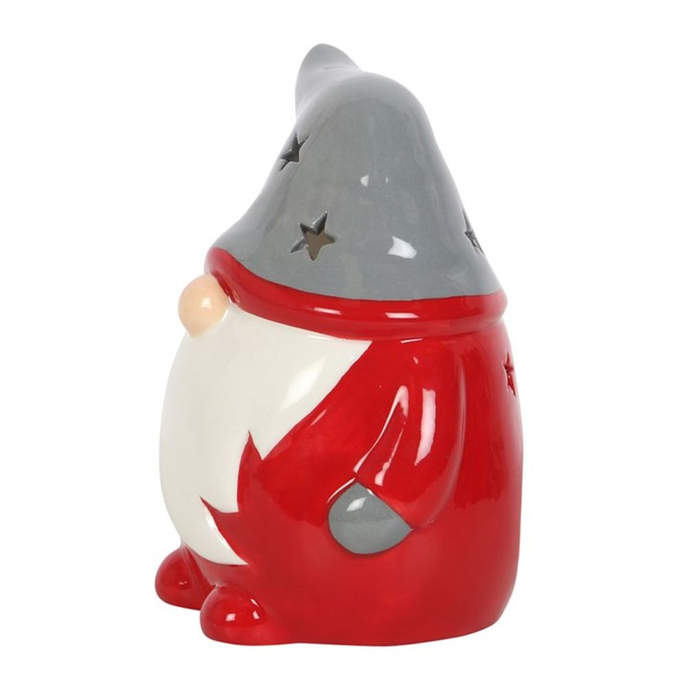 Red and Grey Gonk Tealight Candle Holder