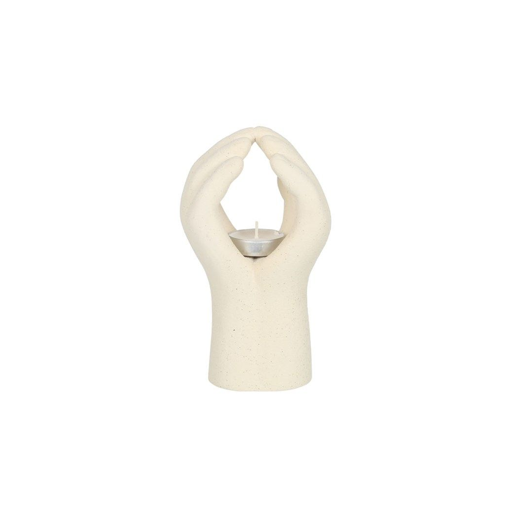 Praying Hands Tealight Candle Holder