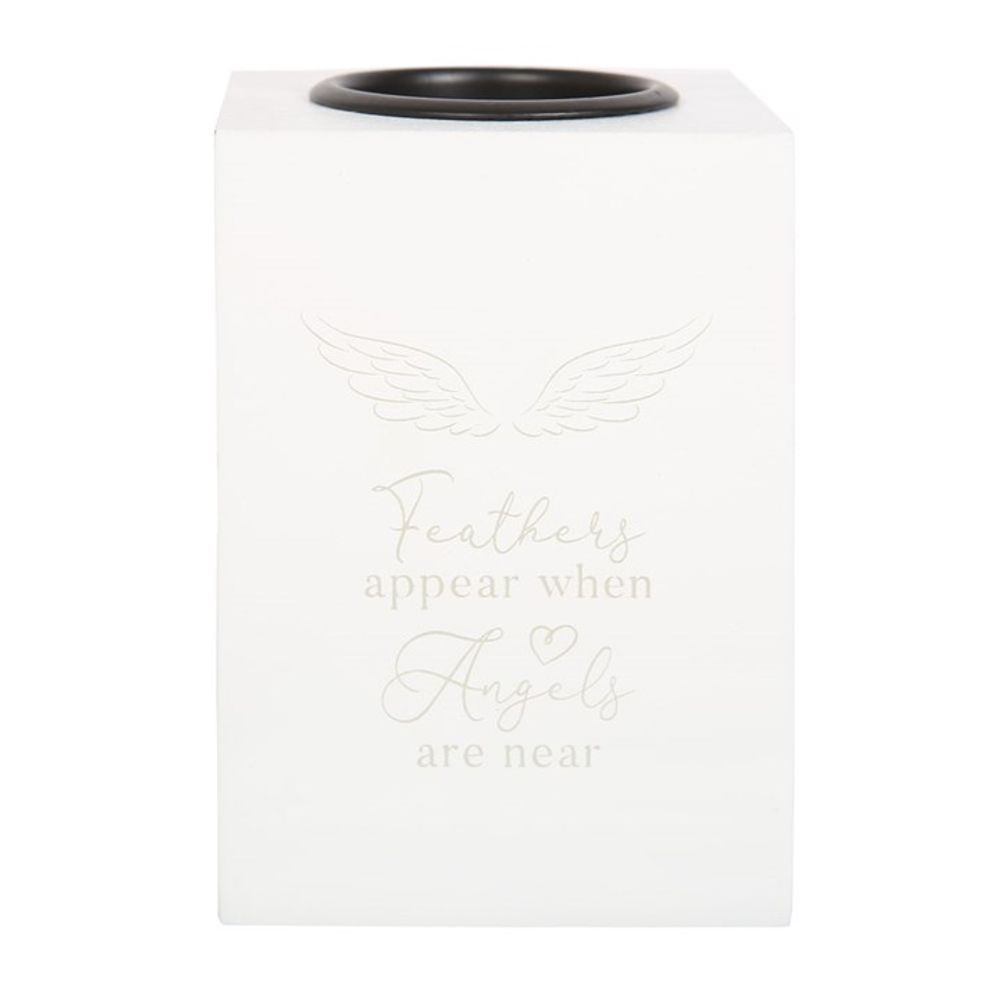 Feathers Appear Angel Wing Tealight Candle Holder