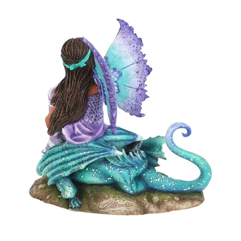 Enchanting Fairy with Dragon Perch - Amy Brown 16cm Art Figurine